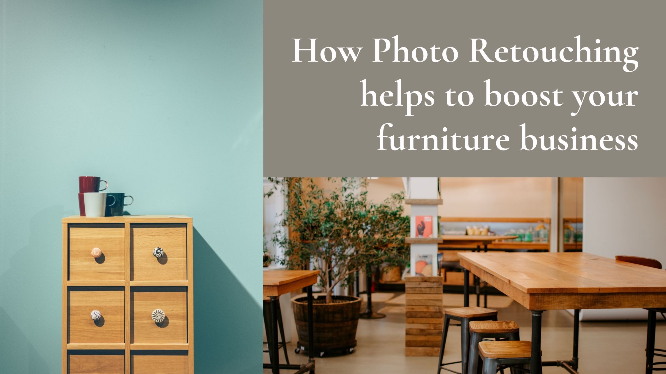 Photo Retouching in furniture business